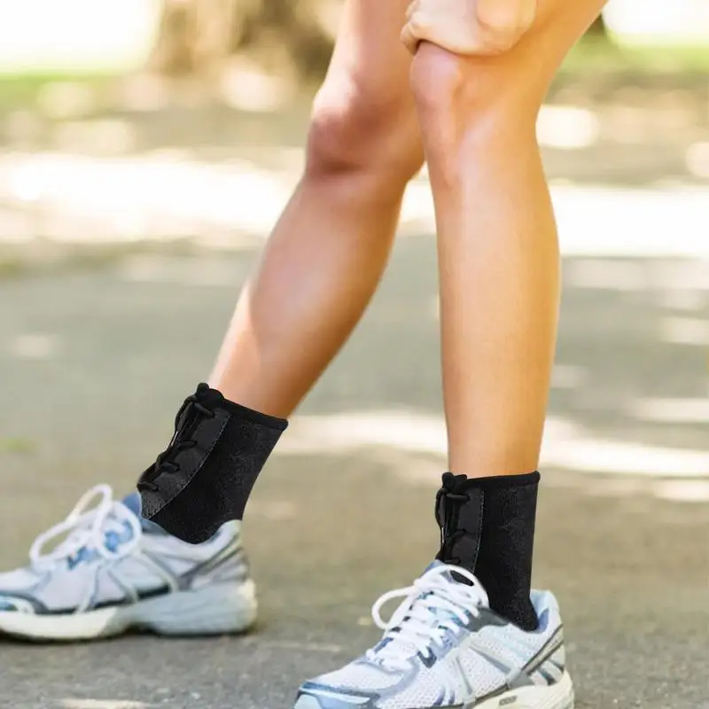 Ankle Support Brace 1 PC Sport Ankle Stabilizer Brace Compression Ankle Support Tendon Pain Relief Strap Foot Sprain Injury Wraps Running Basketball