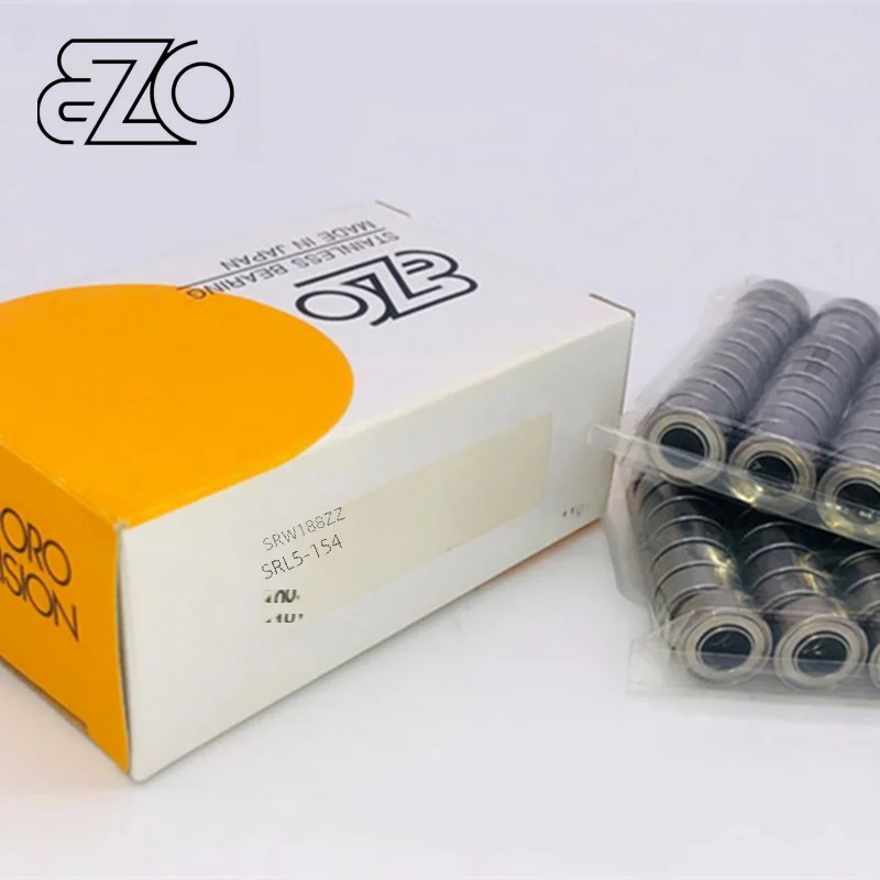 JAPAN EZO Stainless Steel Bearing S683ZZ S684ZZ S685ZZ S686ZZ S687ZZ S688ZZ S689ZZ 3x7x3 4x9x4 5x11x5 6x13x5 8x16x5 mm 10pcs