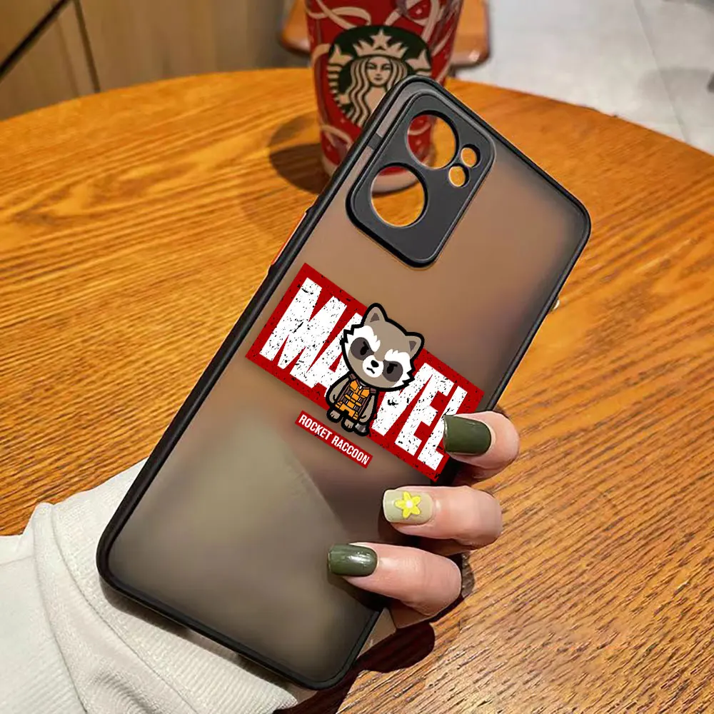 thumbnail image 1 of Matte Phone Case for OPPO RENO 8 8T 7Z 7 6 5 4 3 PRO PLUS 4G 5G Case Funda Coque Capa Shell The Handsome Marvel Avengers Cartoon, 1 of 5