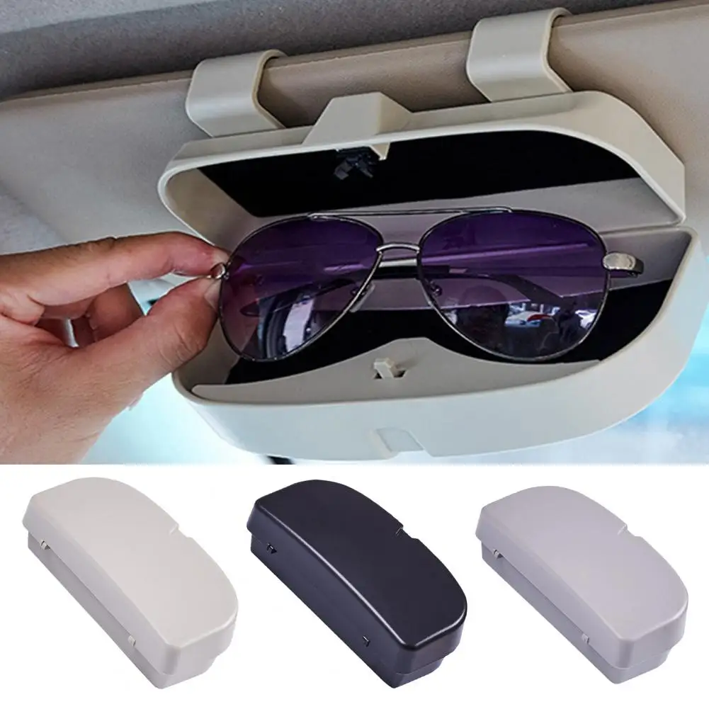 Excellent Strong Sun Visor Glasses Holder Portable Eye Glasses Case Car
