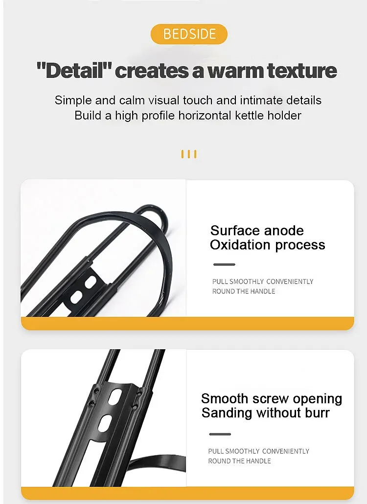 S8fcd1ba80d374931b2d94f52953c77eaz Aluminum Alloy Bicycle Bottle Holder Cycling Bicycle Drink Water Bottle Rack Holder Mount for Mountain Folding Bike Cage Mallzona