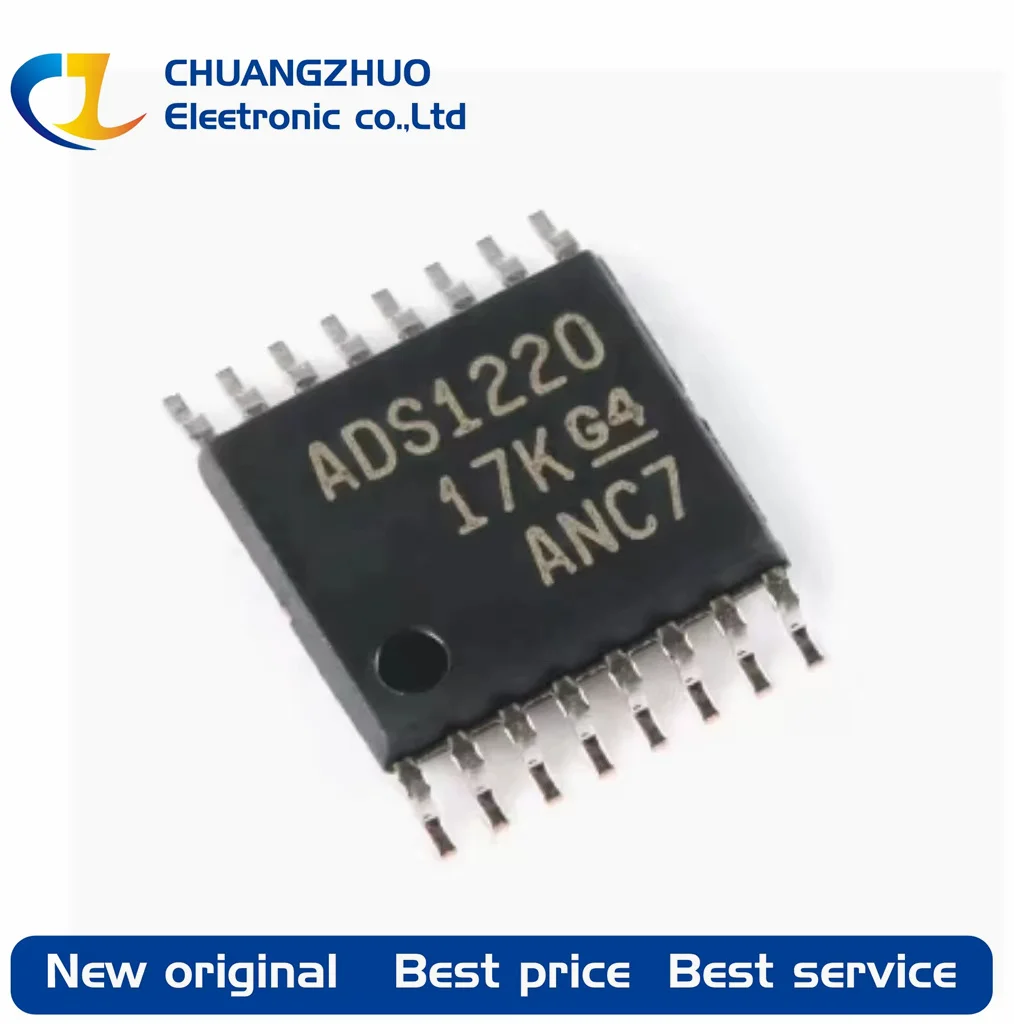 

1Pcs New original ADS1220IPW ADS1220IPWR ADS1220 2.3V~5.5V 24 2kHz SPI TSSOP-16 Analog To Digital Converters (ADCs)