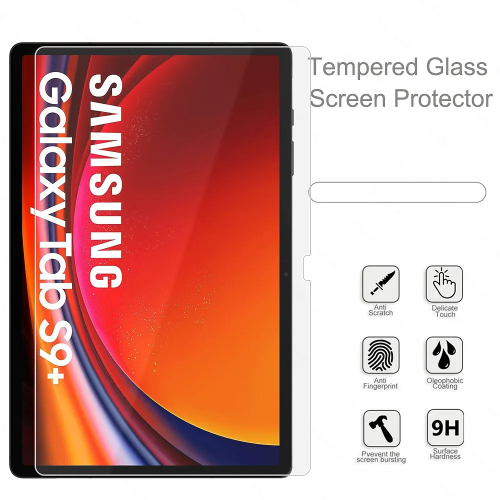 Protetor de Tela de Vidro Temperado para Samsung Galaxy Tab Tablet Prova Película Protetora s9 Plus Wifi 5g 124 - Imagem 4