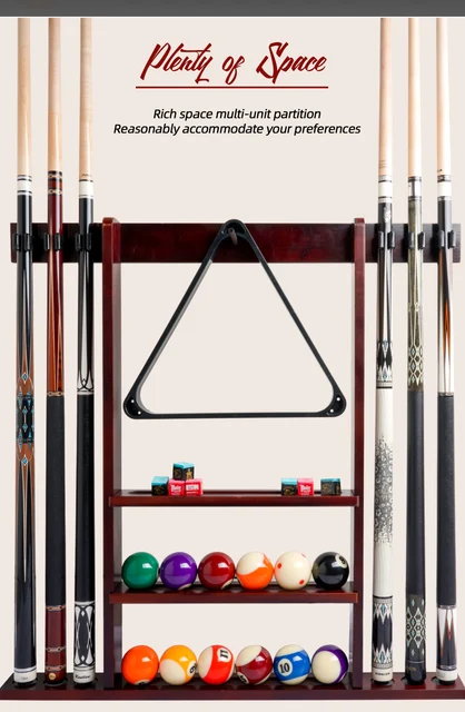 Queue de billard portable en bois T1, porte-queue de billard, présentoir  pour la maison, la pêche intérieure, le plus récent stockage de queues de  golf, accessoire de support rapide - AliExpress