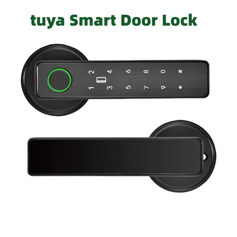 TuyaAPPRemoteControlWifiElectronicSmartDoorLockWithBiometricCameraFingerprintSmart