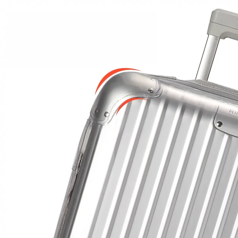 Clear Cover for Rimowa Original Trunk Plus with Zipper Suitcase protector Transparent Case Thicken PVC Not Include Luggage