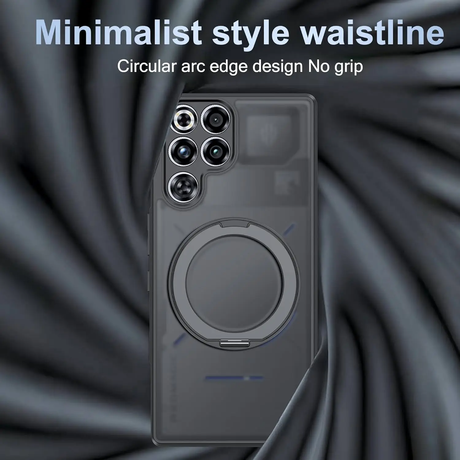 360° Rotating Kickstand Hard Magnetic Wireless Charging Case