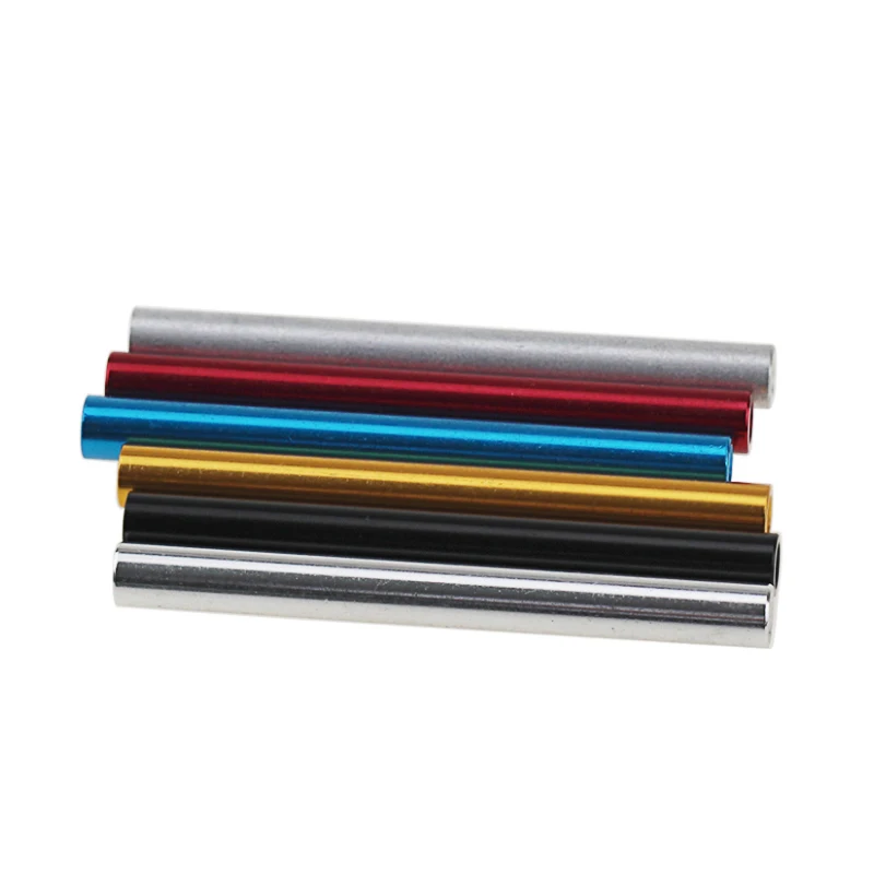 컬러 라운드 알루미늄 스탠드오프 컬럼 스터드 연장 긴 너트, 알루미늄 스페이서 로드, RC 부품용 스탠드오프 스페이서 필러, M2, 10 개