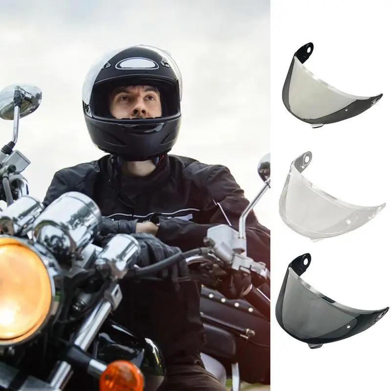

Vintage Helmet Visor Universal Motorcycle Waterproof UV Protection Replacement Visor Chromic Lenses Helmet For Shield Accessory