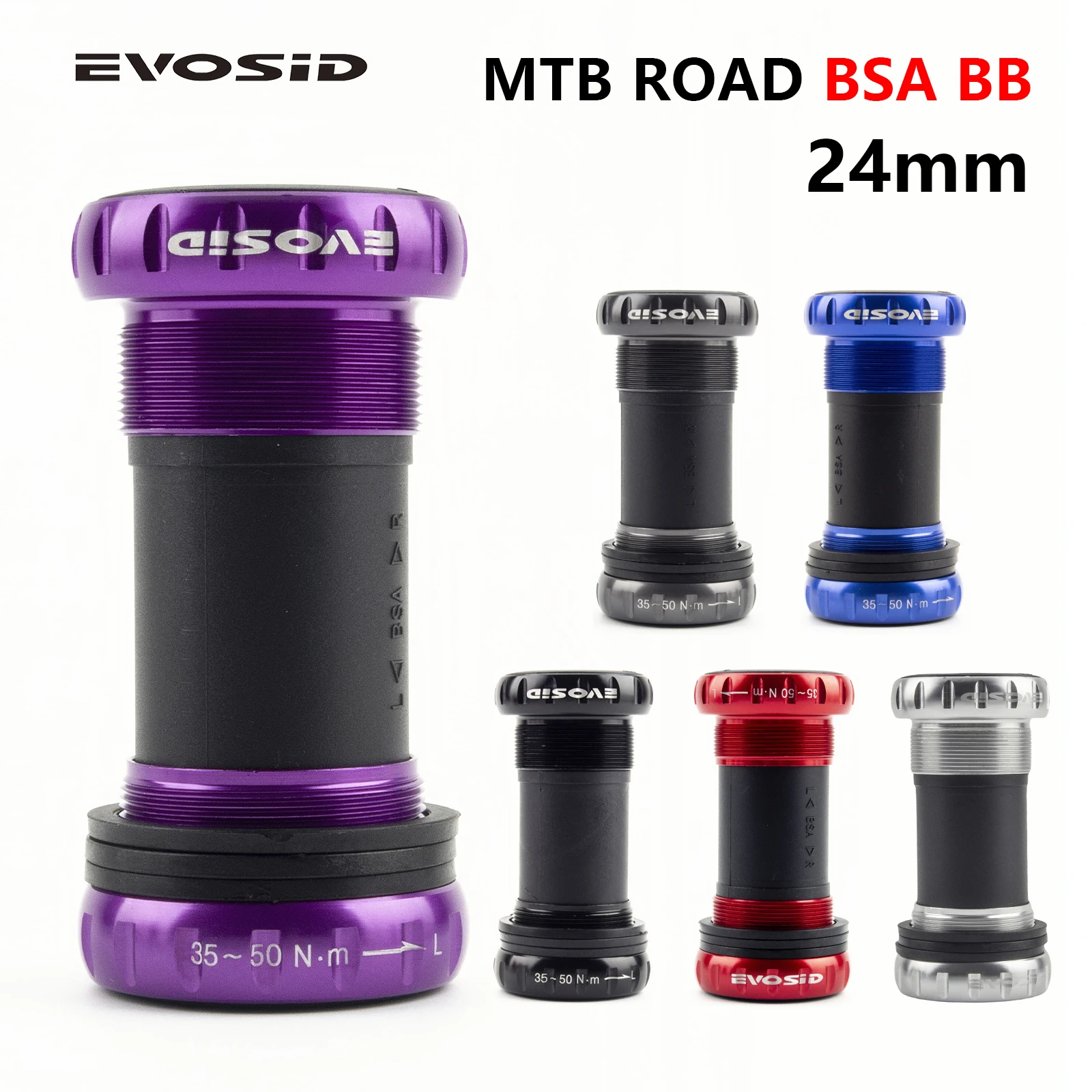 EVOSID MTB Bike Bottom Bracket Road Bicycle BSA Sealed Peilin Central Axis 68-73 Hollowtech Central Movement BB Bike Accessories bicycle bottom bracket