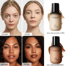 

40ml Foundation Cream Primer Professional Concealer Makeup Liquid Long-lasting Makeup Moisturizing Easy Makeup Wholesale