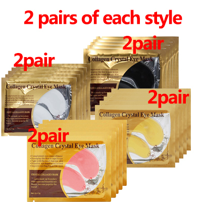 Crystal Collagen Anti-Wrinkle Eye Mask Anti Aging Moisturizing Eye Care Gel Eye Patches Anti Eye Bags Dark Circle