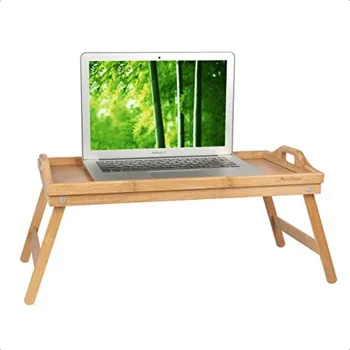 Bed Tray Table with Folding Legs – Breakfast in Bed, Laptop, TV, or Snack Tray 1