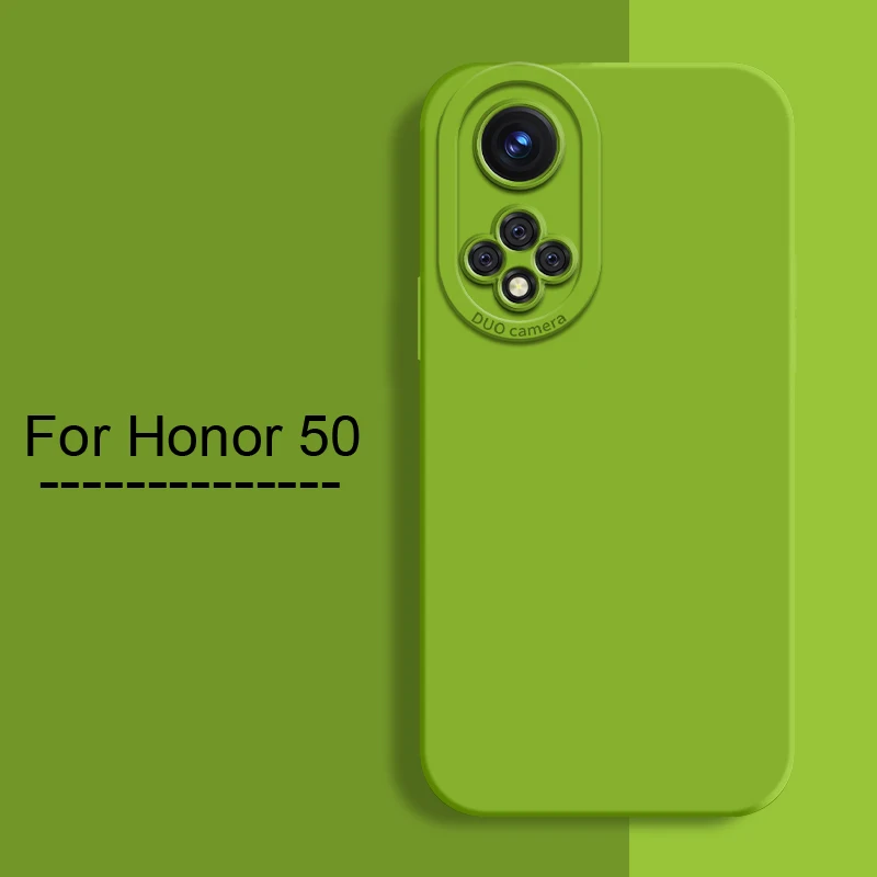 Premium Liquid Silicone Shockproof Phone Case for Honor Smartphones – Soft Protective Cover by YIYONG