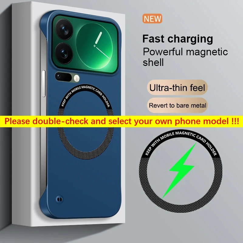 Luxury Magnetic Ultra-Thin Slim Frameless Phone Case Cover