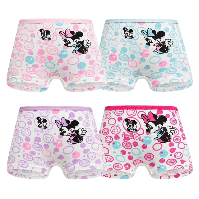 5-pack cotton boxer briefs - White/Minnie Mouse - Kids