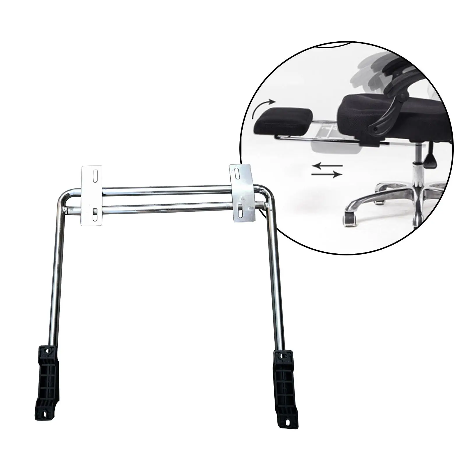 Plating Office Chair Pedal Stable Foot Pad under Desk Footrest for Mesh Chair Accessories Plating Office Chair Pedal Stable Foot Pad under Desk Footrest for Mesh Chair Accessories