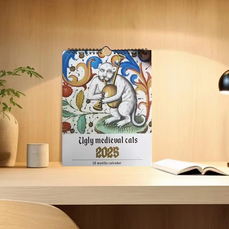 Weird Medieval Cats Calendar Quirky Art Celebrating Felines In A Fantasy Middle Ages Perfect Gift for Cat and History