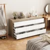 9 Drawer Dressers, Modern Large Dresser for Bedroom Organize, Wooden Long Dresser with 9 Handle Free Drawers 6