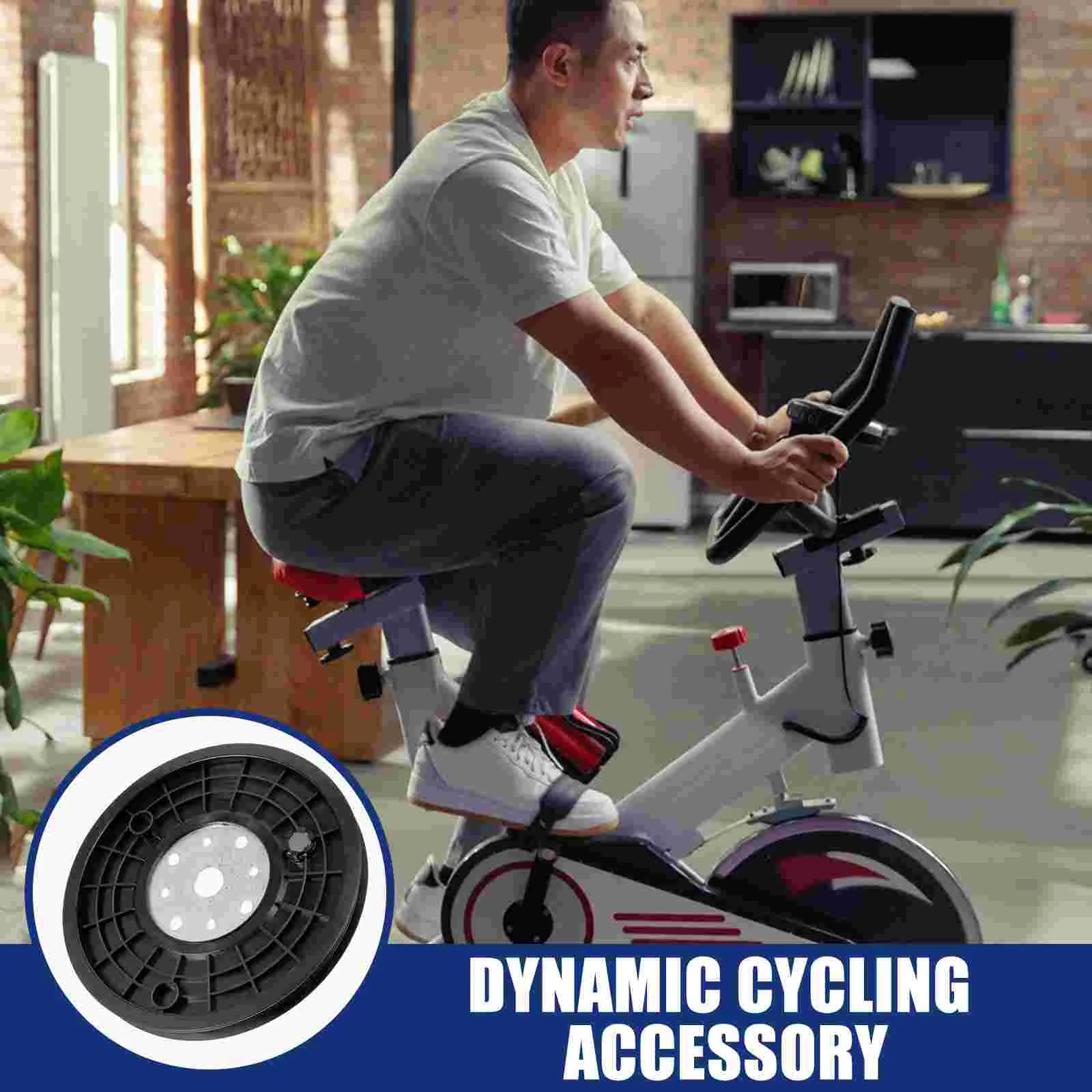 Indoor Pulley Belt Drive Plate Fitness Turntable Electric Bike Abs Rotating Wheel Exercise