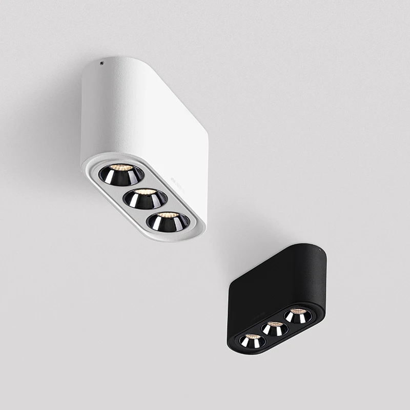 Aisilan LED-Deckenstrahler, oberflächenmontierte Beleuchtungskörper, Wohnzimmer, 12 W, COB-Chip-Strahler