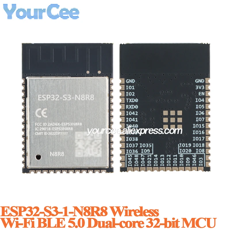 ตัวเลือกสินค้า บอร์ดพัฒนา ESP32-S3 Wi-Fi Bluetooth 5.0 32-bit