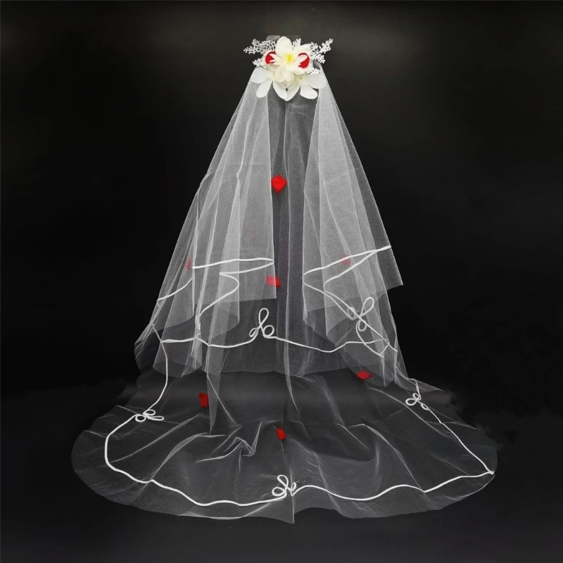 

Bridal Tulle Simple Veil for Bachelorette Party Hen Party Tulle for Wedding