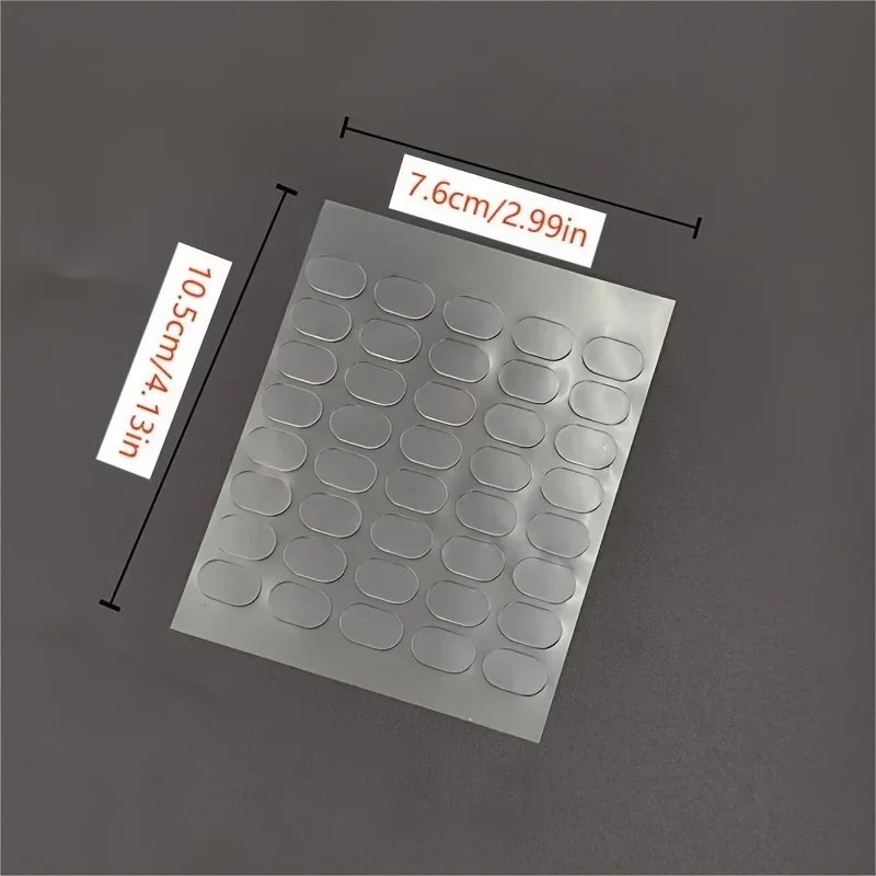 300pcs/400pcs Transparent Double-Sided Tape Pads - Non-Marking, Anti-Skid Adhesive for DIY Projects & Model Car Decor Double