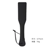 32cm Rectangle Paddle Riding Crops Flogger Horsewhips Spikes Black Matte Leather Spanking Paddle Slapper Dressage Whips 3
