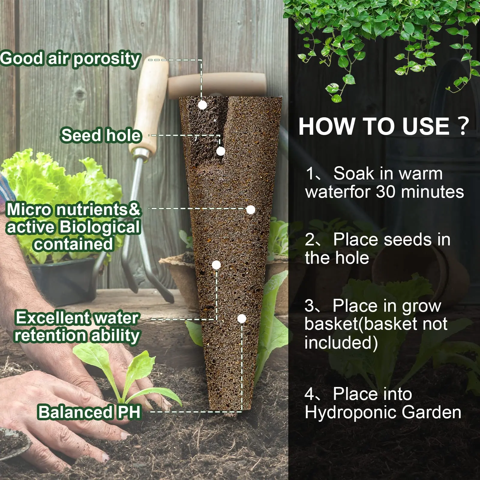 Hydroponic Garden Accessories Pod Kit 120pcs