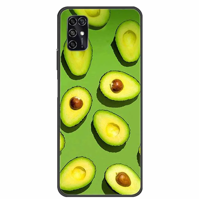 Black Silicon TPU Soft Phone Cover with Cartoon Design