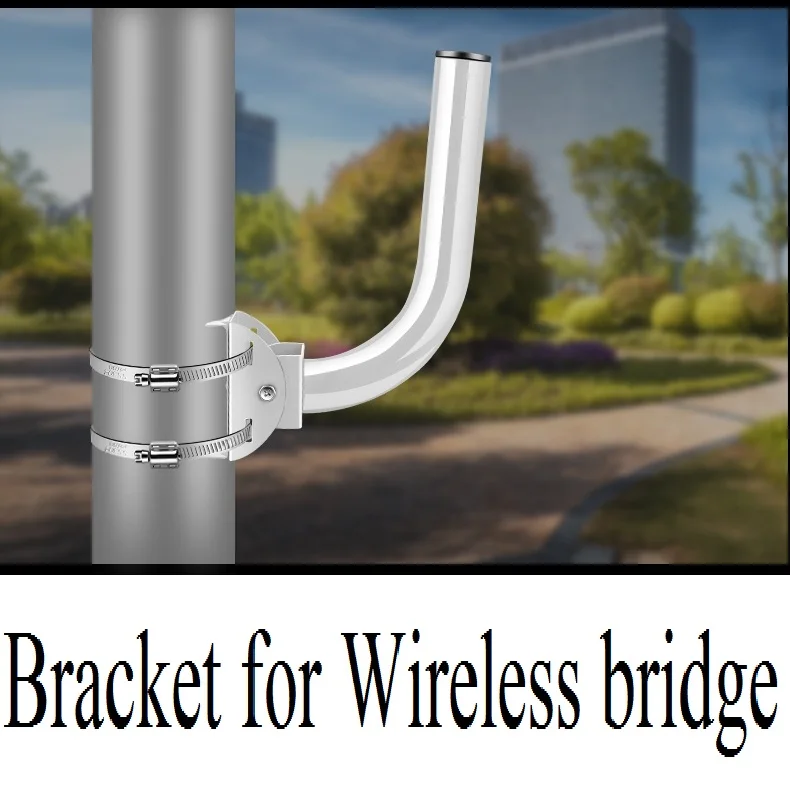 Stainless Steel Wall Fence Mount Bracket for Wireless bridge Outdoor Wifi Router CPE WI-FI AP Infrared Alarm Detector Raster security camera bracket security wall mount bracket