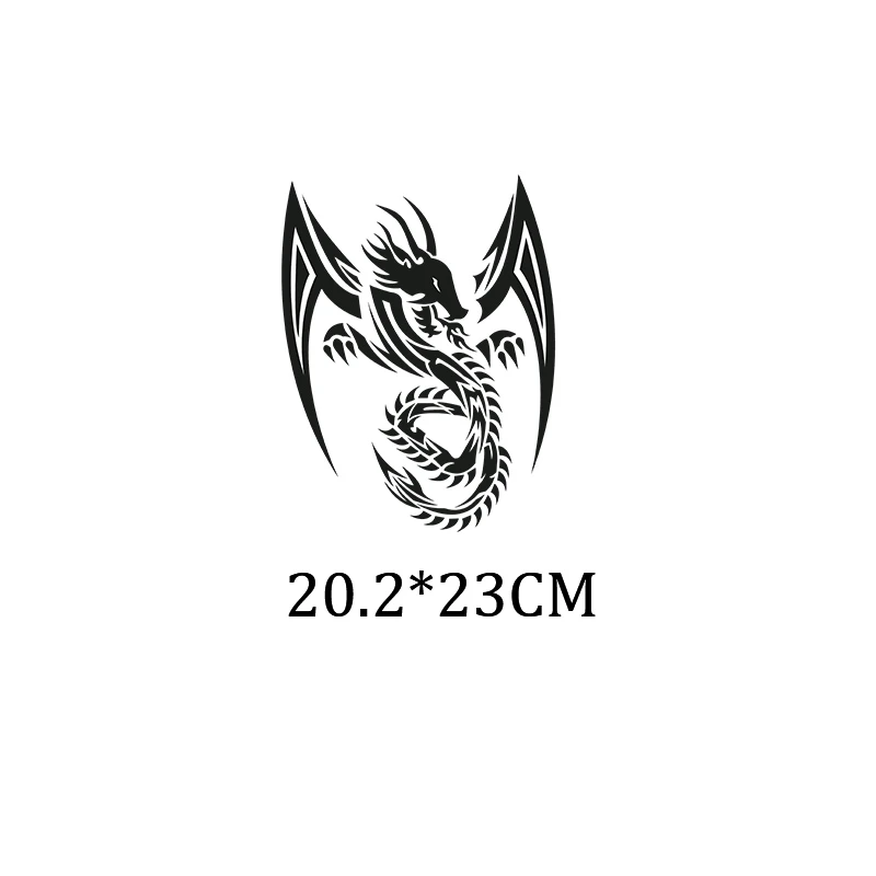 Abstract Tribal Totem Heat Transfer Stickers Iron On Clothes For Men Black Style Applique T-shirt Patches