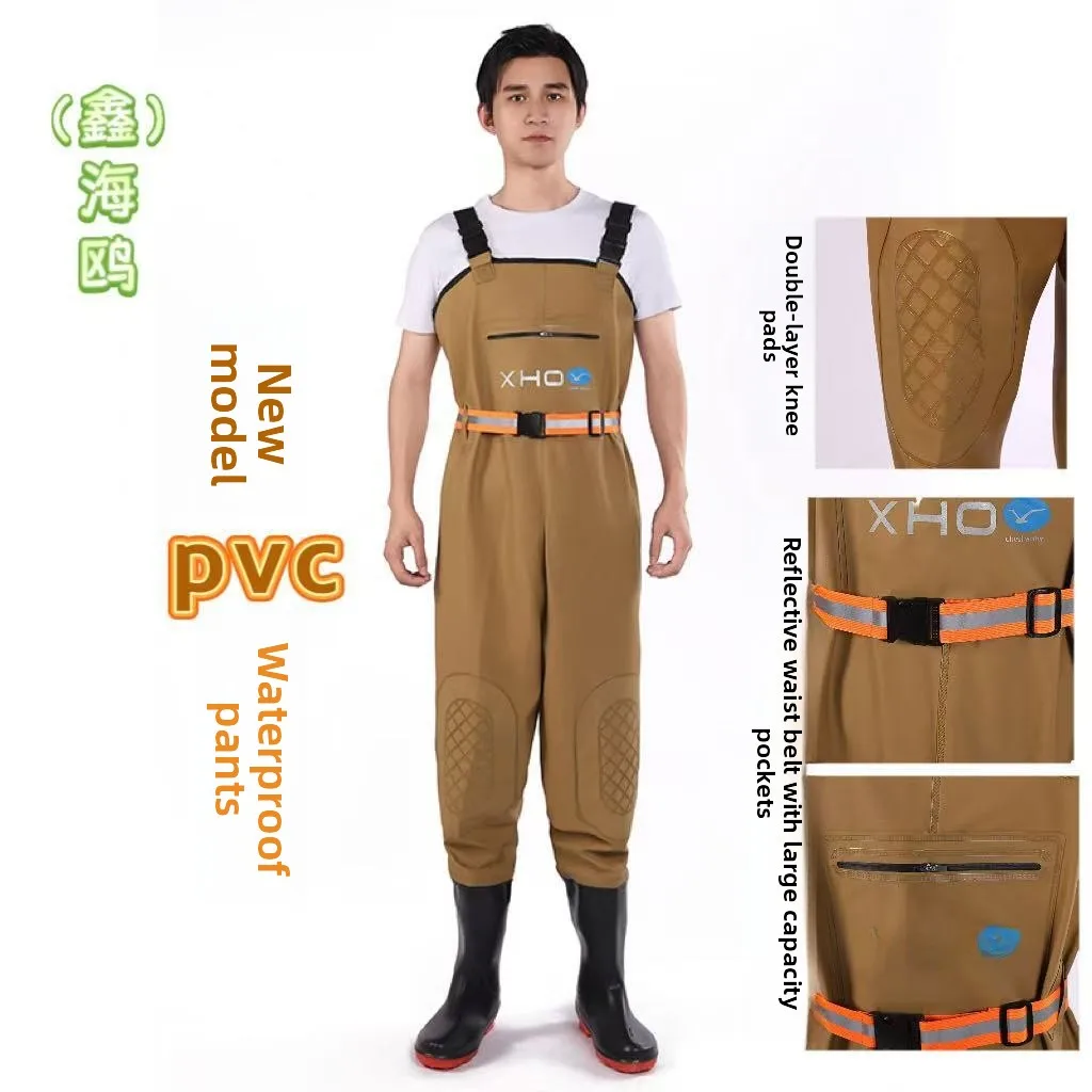 ThickenedWearResistantOverallFishingPantsWaterproofSummerAutumnWinterUnisexPVCMaterialFishingClothingAndShoes-AliExpress200000343