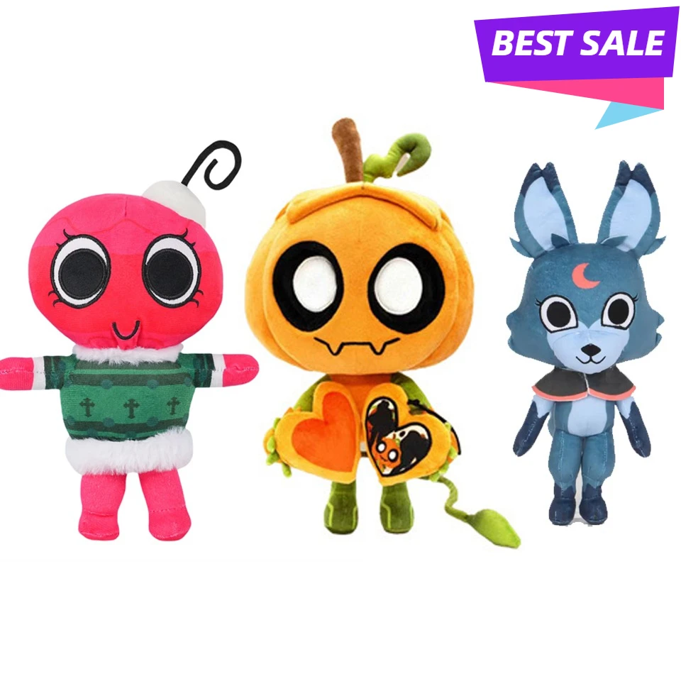 HOT Niedliche Dandy World Plüschtiere XMAS Spielzeug Kürbis Stoffpuppe Geburtstagsgeschenke Feiertagsgeschenke Spielzeug zur Raumdekoration – Detail 1