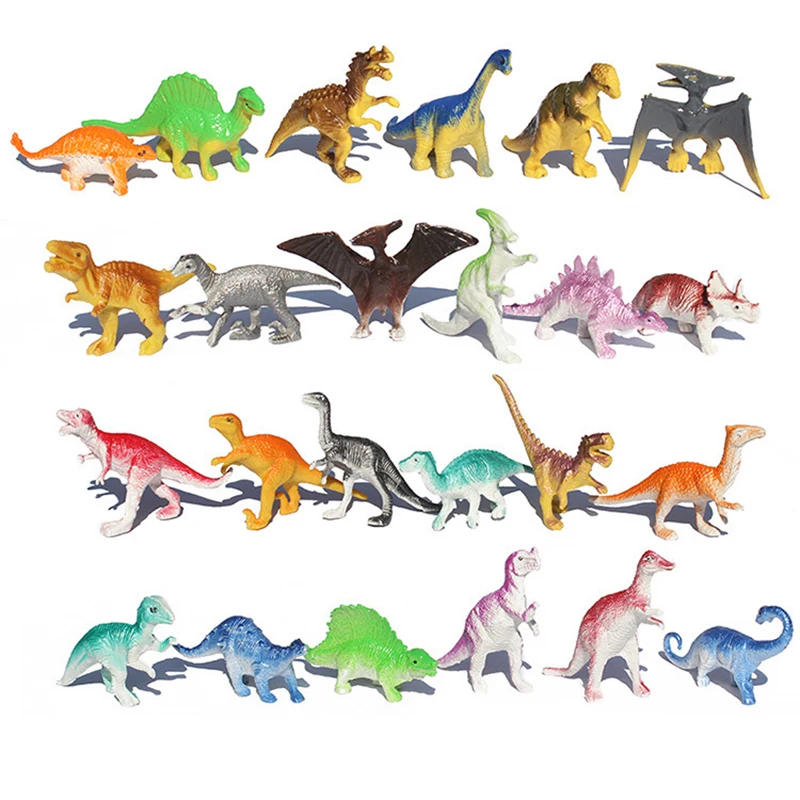 10pcs/lot Mini Dinosaur Model Children's Educational Toys Small Simulation Animal Figures Kids Toys for Boy Gift Animal 2