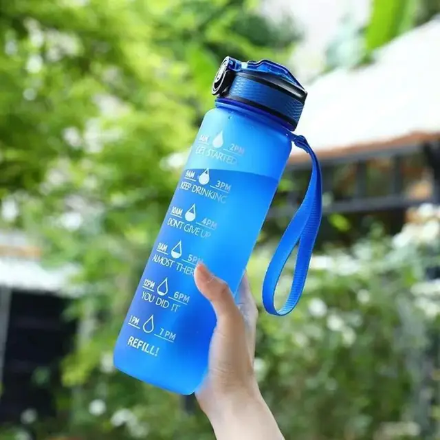 1 Pcs 32OZ BPA Free Tritan Water Bottle Kids Children Travel Sports Water Bottle 1L Reusable Thermal Plastic Drinking Bottle 3