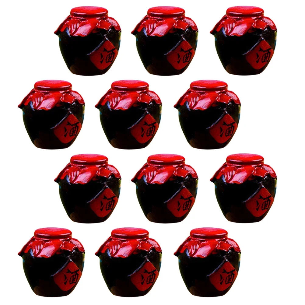 

12pcs Mini Jar Models Mini Crafts Micro Jar Ornaments Mini House Props
