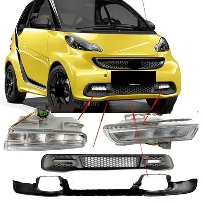 

Маска-гриль для Mercedes-Benz Smart 451, нижняя сетка, Аксессуары для автомобилей