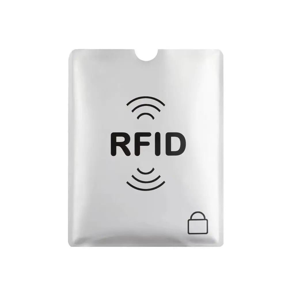 5pcs Colorful RFID Blocking Card Holder and Passport Protector Sleeves