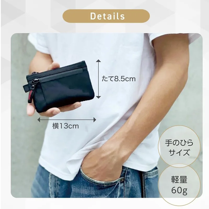小物 Mini Spring Pouch DECI OVY Box Zip Pouch XS | DECi
