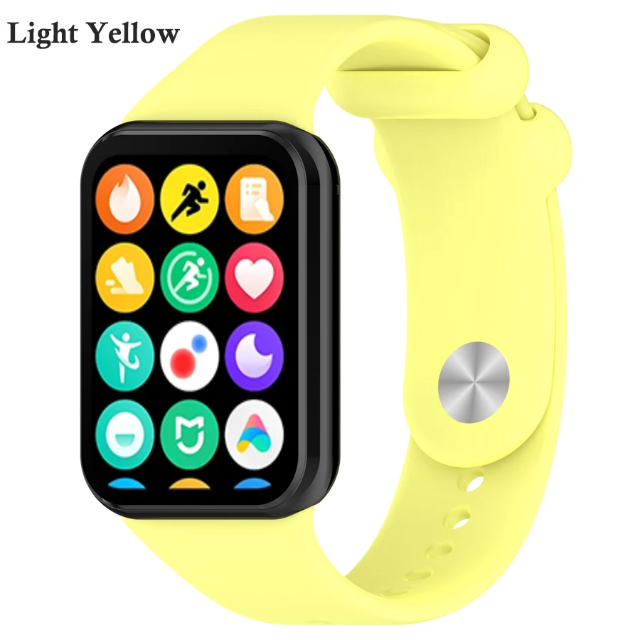 Silicone Smartwatch Wristband Bracelet - Versatile and Durable Watch Accessories