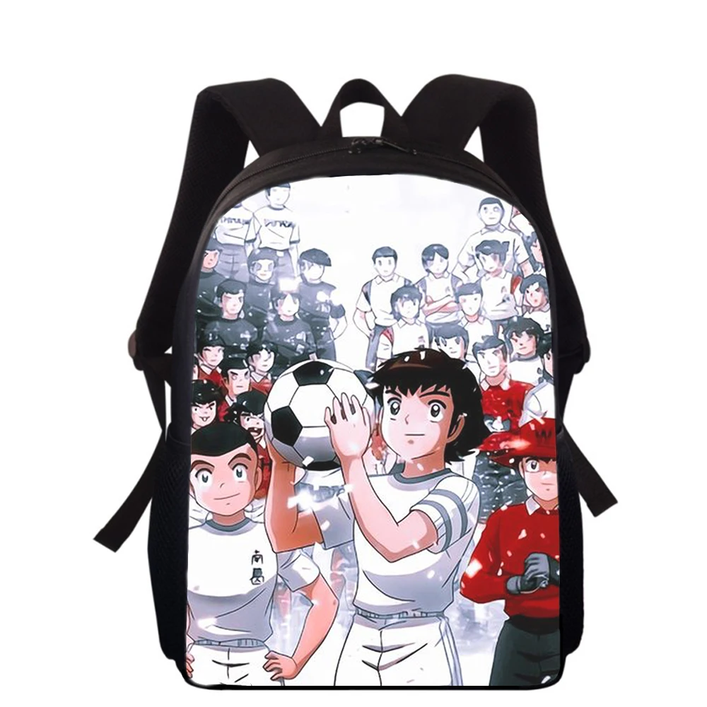 Anime kapitán tsubasa 15” 3D tisk děti batoh primární škola pytle pro chlapci dívčí záda pack studenti škola kniha pytle