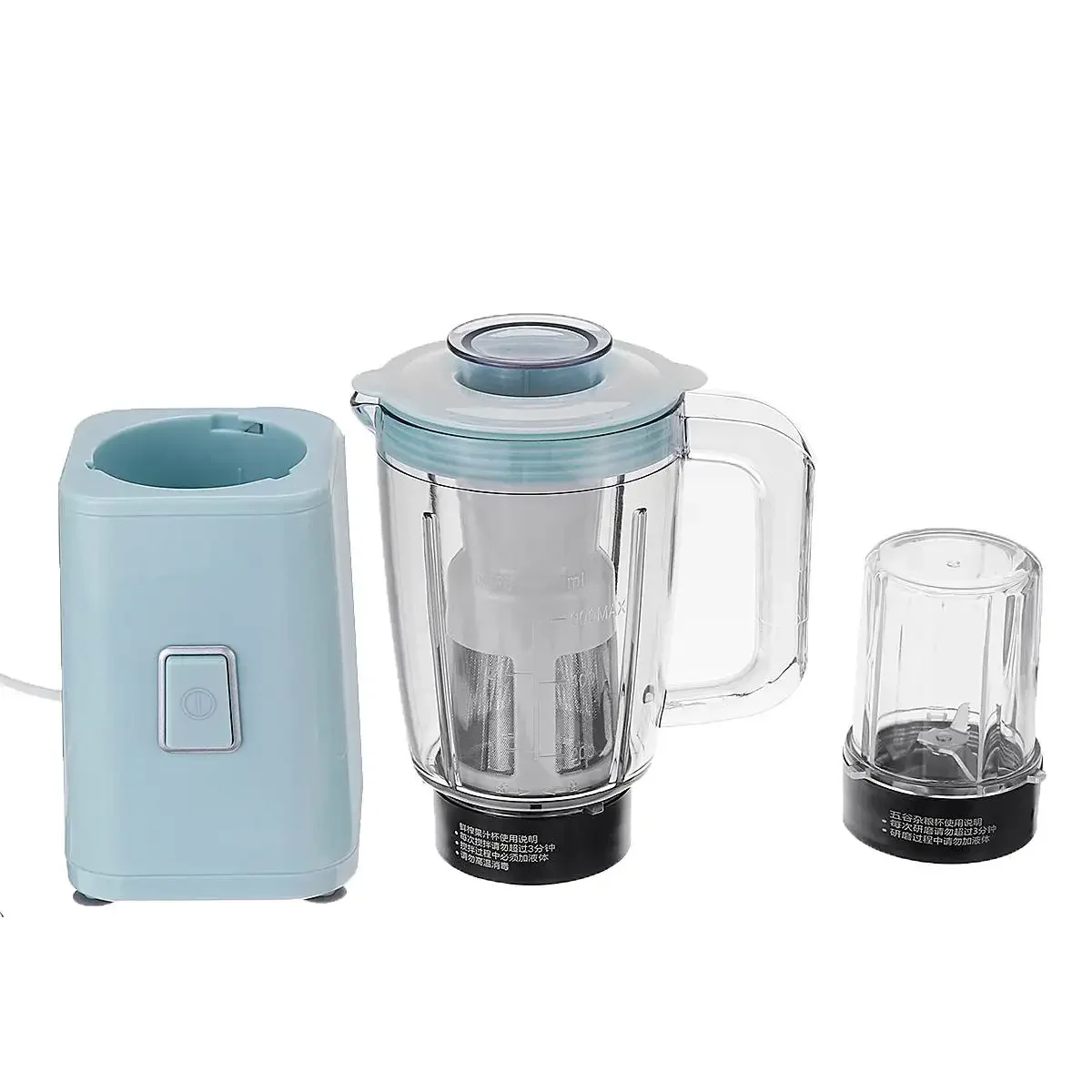 1000W Electric Blender Fruit Food 2 in 1 Juicers 600ml Milkshake Mixer Meat Grinder Multifunction Home Juice Maker Machine 2