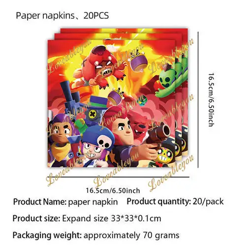 Shooting Game Party Supplies Boys Favor Game Birthday Party Decoration Baby Shower Happy Birthday Flag Game Tablecloth Cake Topper Thanks Gift Bag Tableware