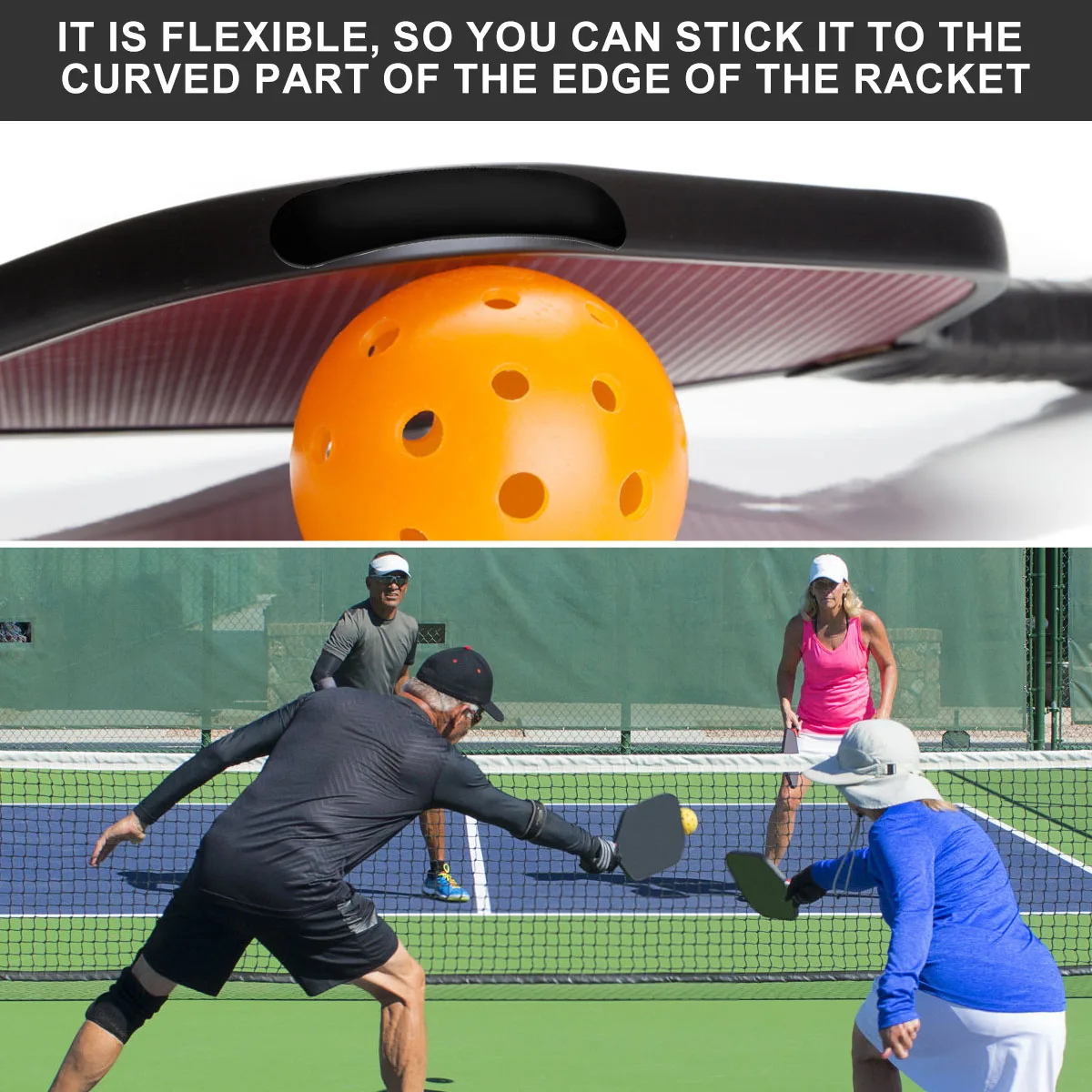 30Pcs Pickleball Lead Tape Weighted 3g Flexible Adhesive Lead Tape Reusable Adhesive Edge Guard Tape Bars Pickleball Accessory