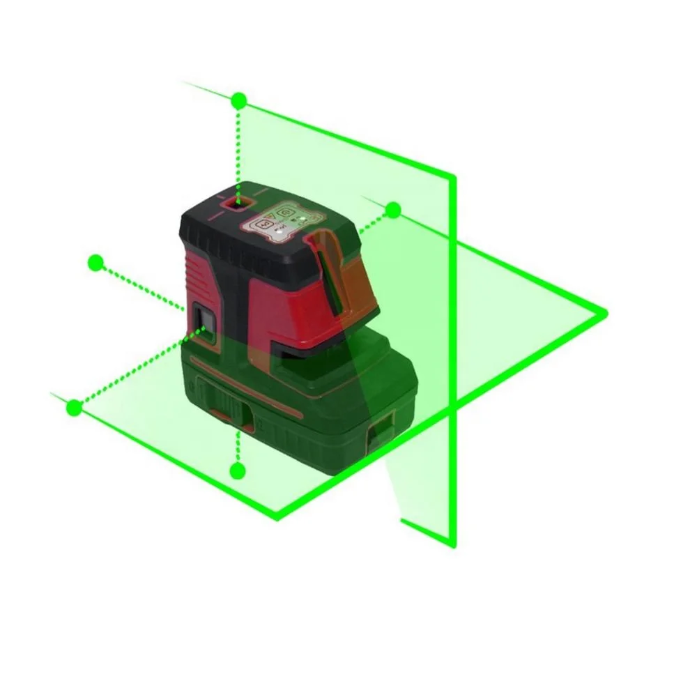 

CT500G Factory Supply 2 lines 5 dots Green Beam Level Laser