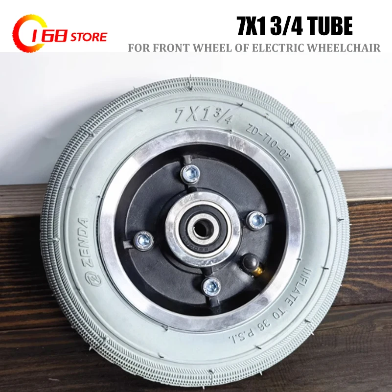 7inchElectricWheelchairElectricScooterFrontWheels7x134