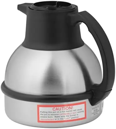 

64 oz. Stainless Steel Deluxe Thermal Carafe with Black Top
