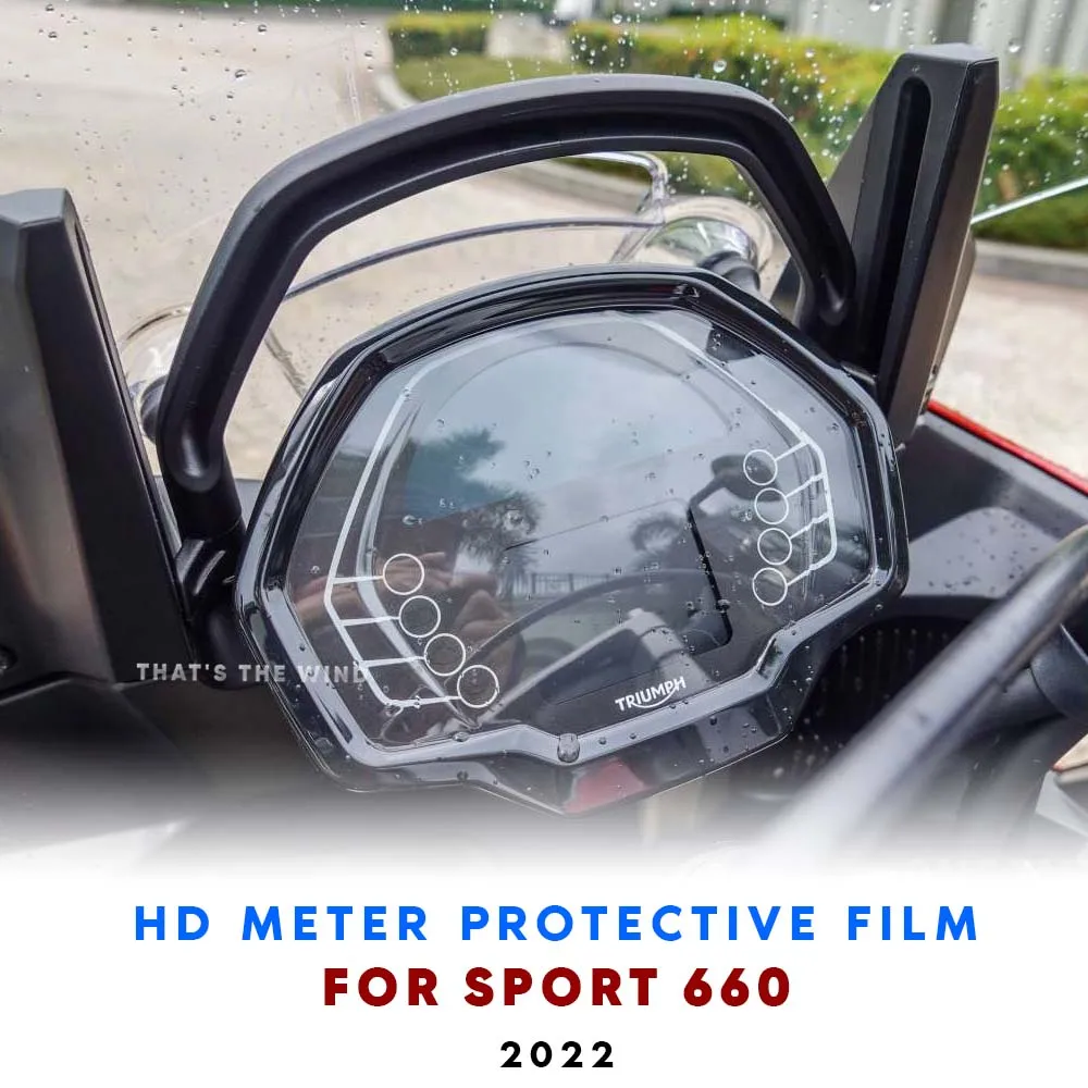 

For Tiger Sport 660 Sport660 2022 Motorcycle Scratch Cluster Screen Dashboard Protection Instrument Film